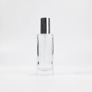 Spot 120ml Empty Glass Cosmetic Packaging Blush Pump Bottle Cosmetics in unlabeled glass bottles