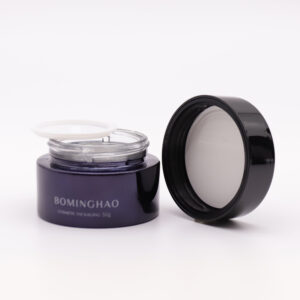 30ml 50ml 120ml Luxury Cosmetics Cream Round Shape Glass Bottle Jars Set Skincare Packaging Cosmetic Spray Pump Bottle Jar