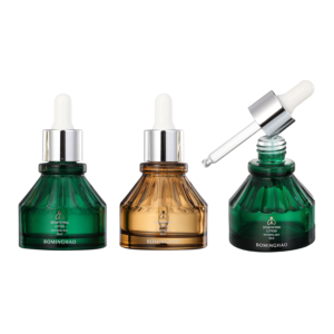 Best Sale Green Brown 30ml Oil Dropper Bottle High Quality Glass Dropper Bottle Essential Oil Bottles