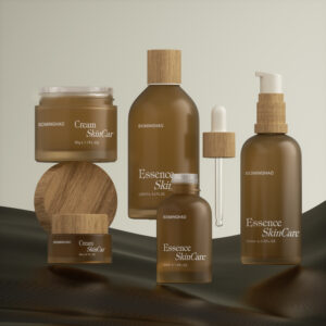 Good Price Glass Cosmetic Skin Care Serum Packaging 30 ml 50 ml 1 oz Push Button Dropper Bottle Serum Bottle with Dropper