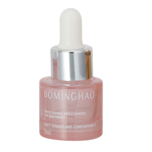Custom 20ml 30ml 50ml Flat Shoulder Frosted Skincare Serum Essential Oil Bottle Glass 1oz Dropper Empty Cosmetic Bottle