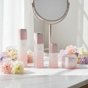 Translucent Glass Gradient Matte Suit 50G 50Ml 100Ml 120Ml Square Face Cream Tank Lotion Bottle Customized Packaging Bottle