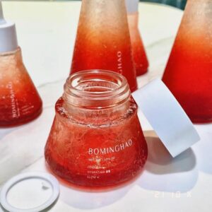 OEM Textured Glacial Streak Skincare Container 30ml Luxury Cosmetic Toner Sprayer Lotion Pump Glass Bottle Jar Screw Cap Seal
