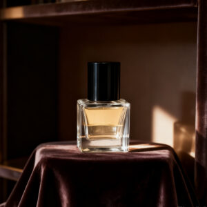 Luxury Perfume Oil Bottle 18ml Transparent Frosted Glass Square Gold Cap Pump Sprayer Custom Logo Silk Screen Hot Stamping