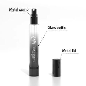 Best Sale in Pakistan Custom Color Black Pink Luxury Glass Mini Perfume Bottles 5ml/10ml/15ml with Screen Printing Reed Diffuser