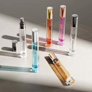 OEM OBM ODM Custom Color Mini Perfume Bottles 5ml/10ml/15ml Luxury Glass Sample Bottles with Screen Printing