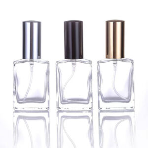 15ml Transparent Square Round Perfume Spray Bottle Sample Perfume Spray Bottle Slender Thick Bottom