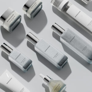 Custom Color Square Cosmetic Flat Liquid Bottle Foundation Serum Glass Bottle With Lotion Pump 120ml 100ml 40ml