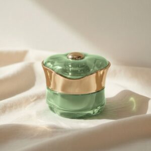 Luxury Cosmetic Packaging Skincare Facial Eye Hand Nourishing Cream Empty 100g Glass Jars With Lids Wholesale