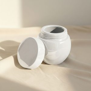Custom Skincare Packing 50g 100g Face Cream Cosmetic Glass Jars With Screw Top Lids