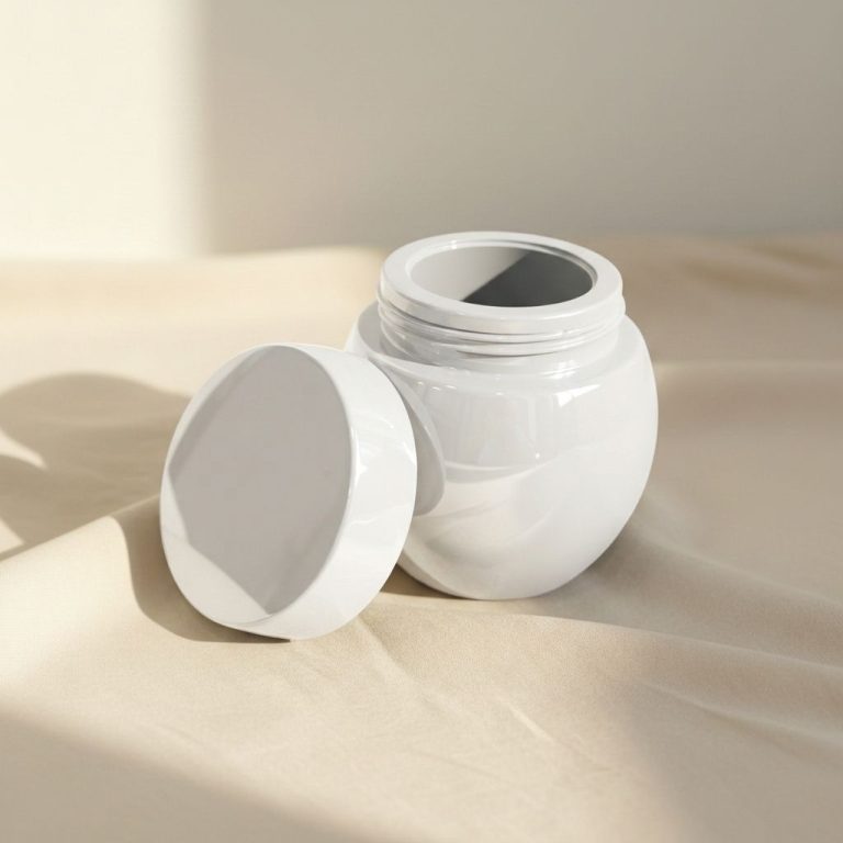 Custom Skincare Packing 50g 100g Face Cream Cosmetic Glass Jars With Screw Top Lids