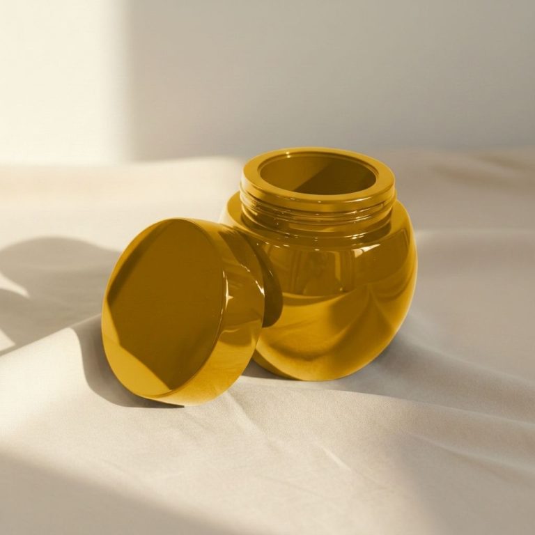 Personal Care Custom Printed 50ml/100ml Uv Airtight Glass Cosmetic Jars With Screw Lids for Eye Cream