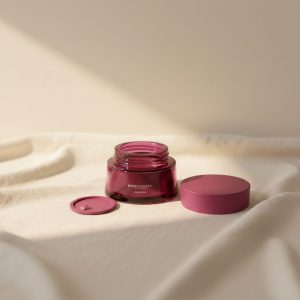 Personal Label Colored Skincare 50 100 Ml 50g 100g Cosmetic Glass Jar